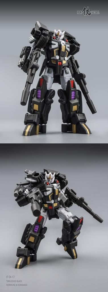 IronfactoryTOYS's tweet photo. IronFactory IF EX-17[Twin Edged Blade]——Norimune &amp; Muramasa（則宗と村正） part.2 of2 https://t.co/7nfAOnTyKB