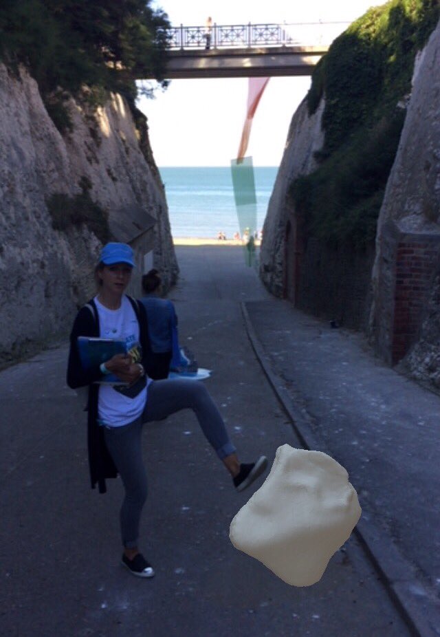 Happening right now Rendering &amp; Pulhamite Workshop at Newgate Gap, by Newton Whitelaw