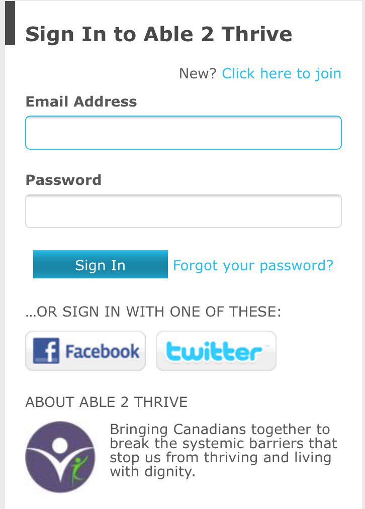 able2thrive's tweet photo. Sign Up and use the network 3 different ways! #DurhamRegion https://t.co/tnour1EiZv