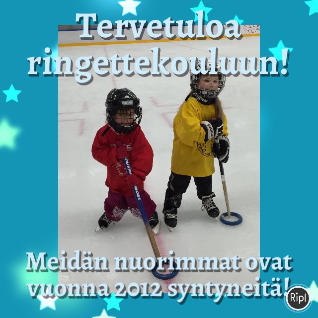 EKSringette's tweet photo. Tänä viikonloppuna käynnistyi ringettekoulu! Mukaan mahtuu vielä runsaasti tyttöjä! Tervetuloa! https://t.co/N3vFNBxp8y