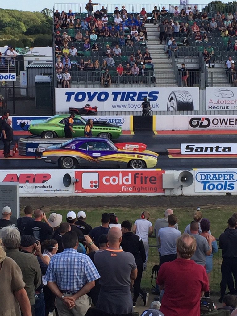 Unch_00's tweet photo. Awesome days drag racing at #santapod. Now homeward bound for #motogp https://t.co/SMXoTg0VkM