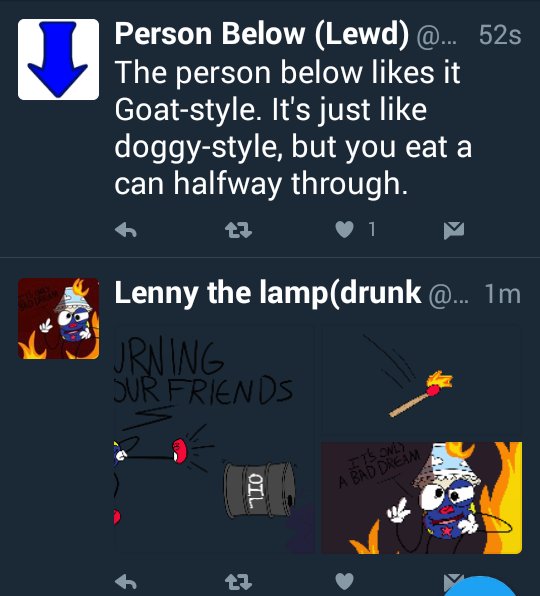 "Your gonna *Hic* dream about *Hic* OIL!"