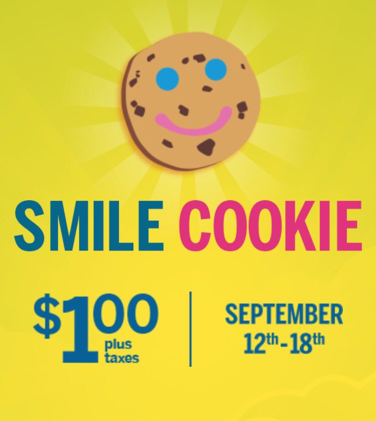 YvonnePilon's tweet photo. Tomorrow is the start to @TimHortons #SmileCookie campaign. Get yours to support #YQG John McGivney Centre https://t.co/141DSKdfks