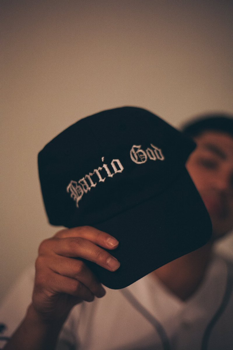 DYNAMusicGroup's tweet photo. "Barrio God" Dad hats | @DYNAmusicgroup https://t.co/VgLZXt9nBb