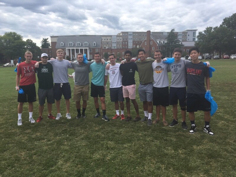 alphasigs's tweet photo. Epsilon Delta (Maryland) is spending their National #DayofService &amp; Remembrance cleaning their community! https://t.co/LQRK1R6v0y