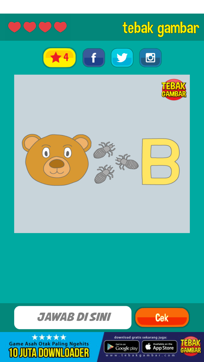 NurlestariID's tweet photo. mohon bantuanya kaka #MainTebakGambar https://t.co/yGjsSn7TlD