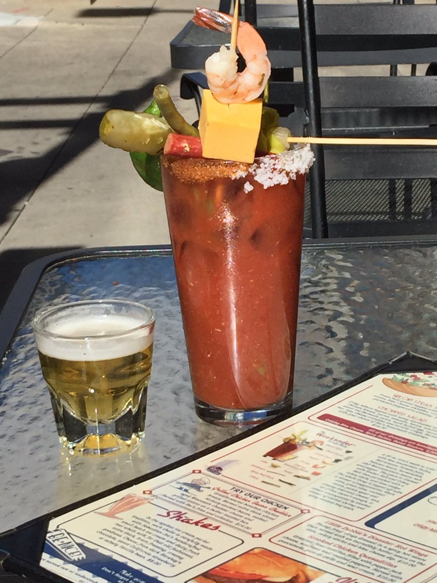IkesFood's tweet photo. Oh yeah.@IkesFood famous Weekender #BloodyMary Its time to wake up your tastebuds #DowntownMinneapolis #sundayfunday https://t.co/KxuqLgLfbm