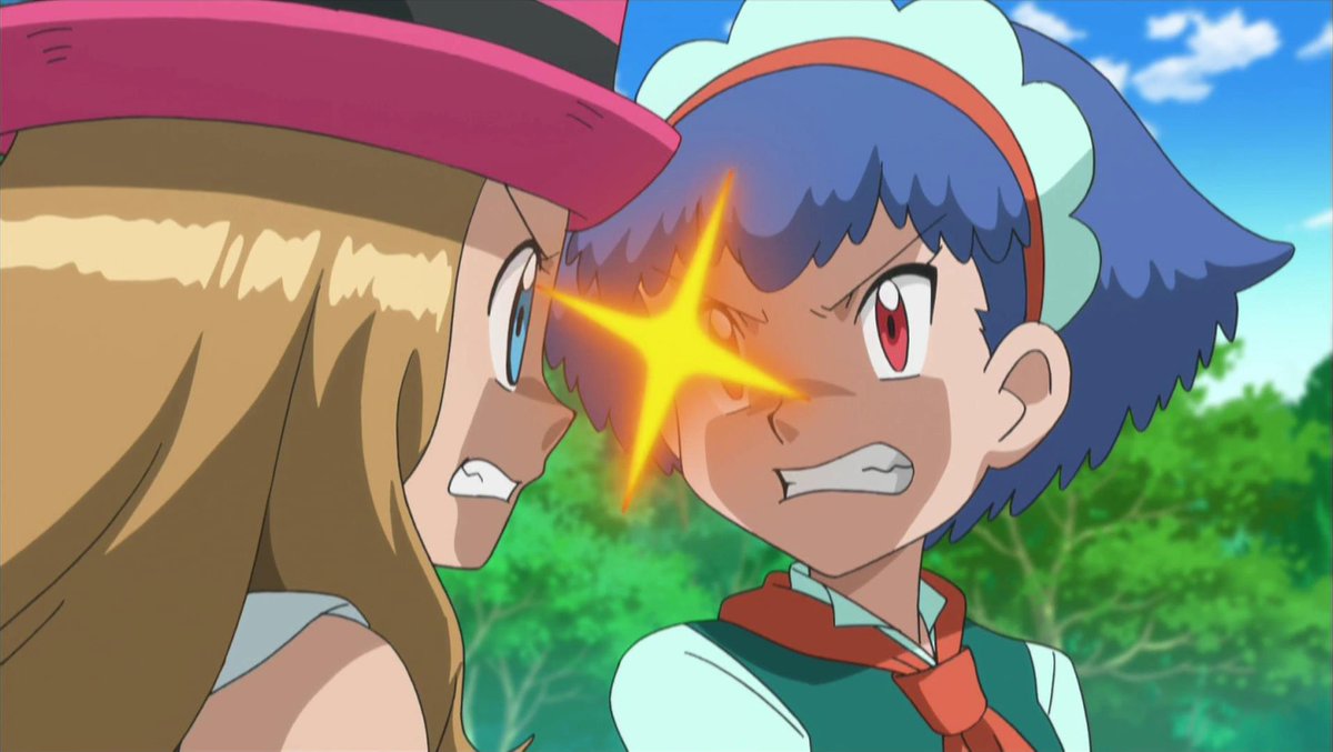 じ ゃ あ 勝 負 ね!!(XY 第 26 話)Well see who the better chef is!!(XY ep.26). pic.tw...