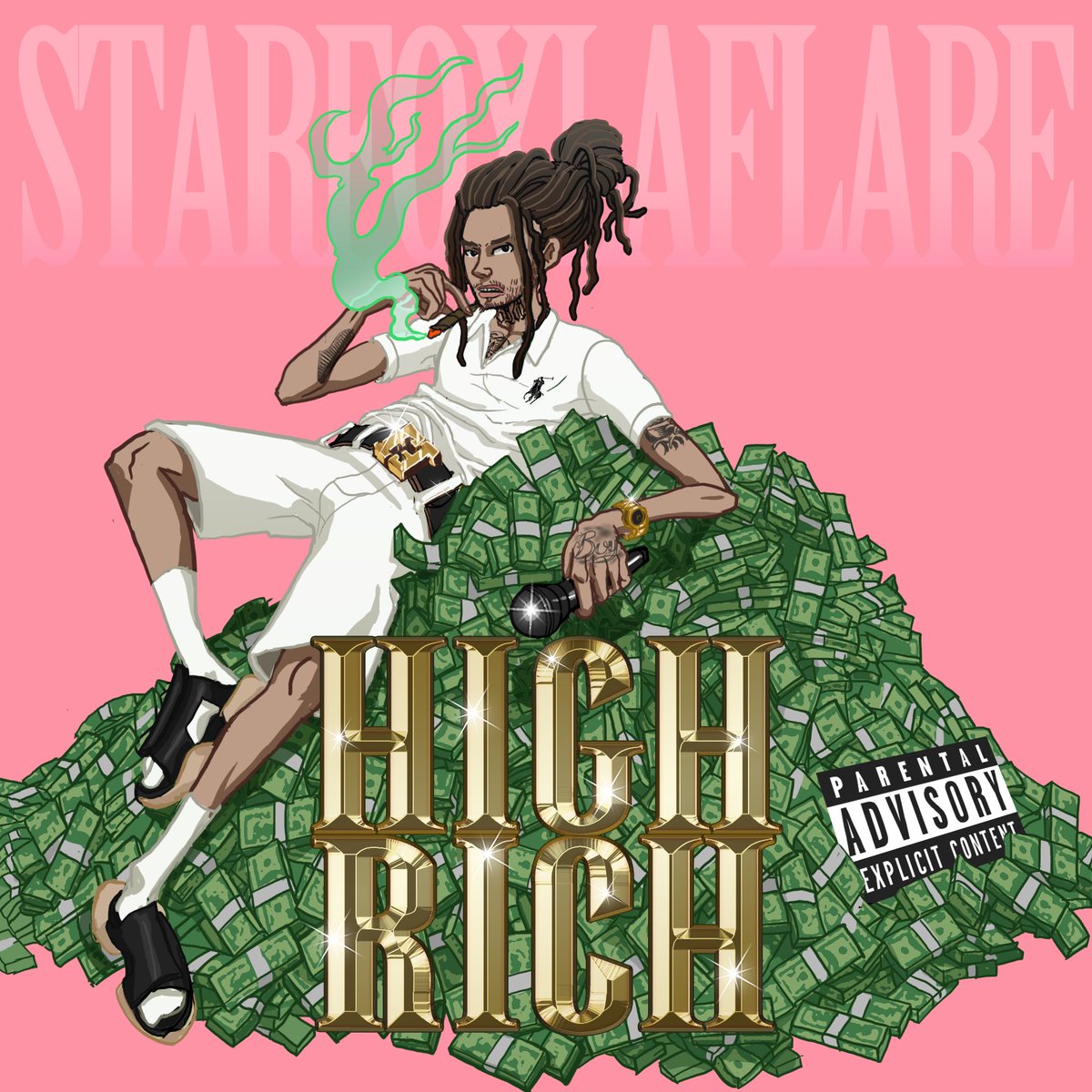 retweet this if you want a physical copy of my debut tape "HIGH RICH"