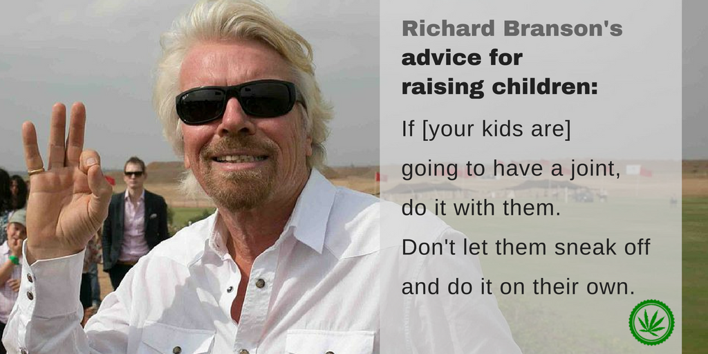 ThinkTankExile's tweet photo. What do you think of @richardbranson's parenting advice? Have you ever smoked weed with your kids? Or your parents? https://t.co/nW3EJGFuO6