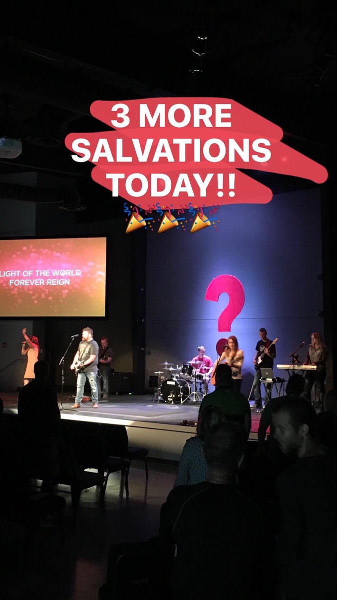 exp_friendship's tweet photo. 3 Salvations!! Celebrate today!!! 🎉 This is what it's all about!! #OneMore #KeepEmComing #EverySundayMatters https://t.co/gFN7rKSVeT