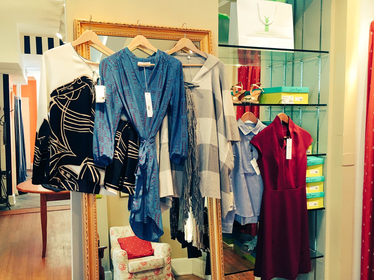Sherman_Pickey's tweet photo. Come #shop our lovely #fall arrivals @DVF @amandauprichard @NoraGardnerInfo Margaret O'Leary https://t.co/eTnKWbc5iI