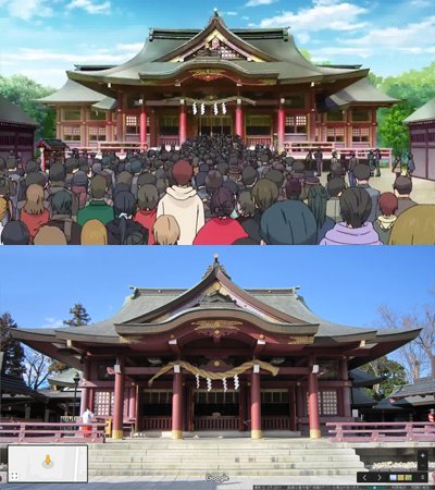 アニメ聖地巡礼 舞台探訪 در توییتر 斉木楠雄のps難 第7x第3話 斉木楠雄が両親と初詣に訪れ 厄介な面々と遭遇していたのは 笠間稲荷神社でした