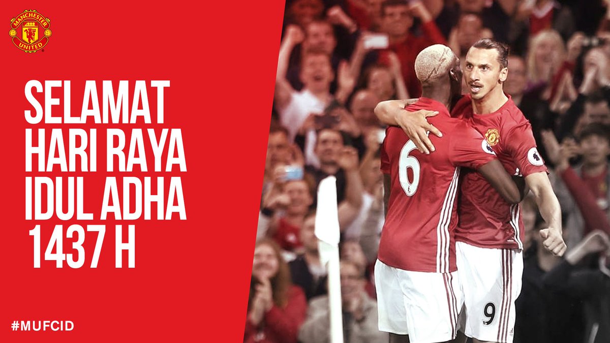 Kami dari #MUFCID mengucapkan selamat Idul Adha untuk semua yang merayakan... 🔴 🔴 .