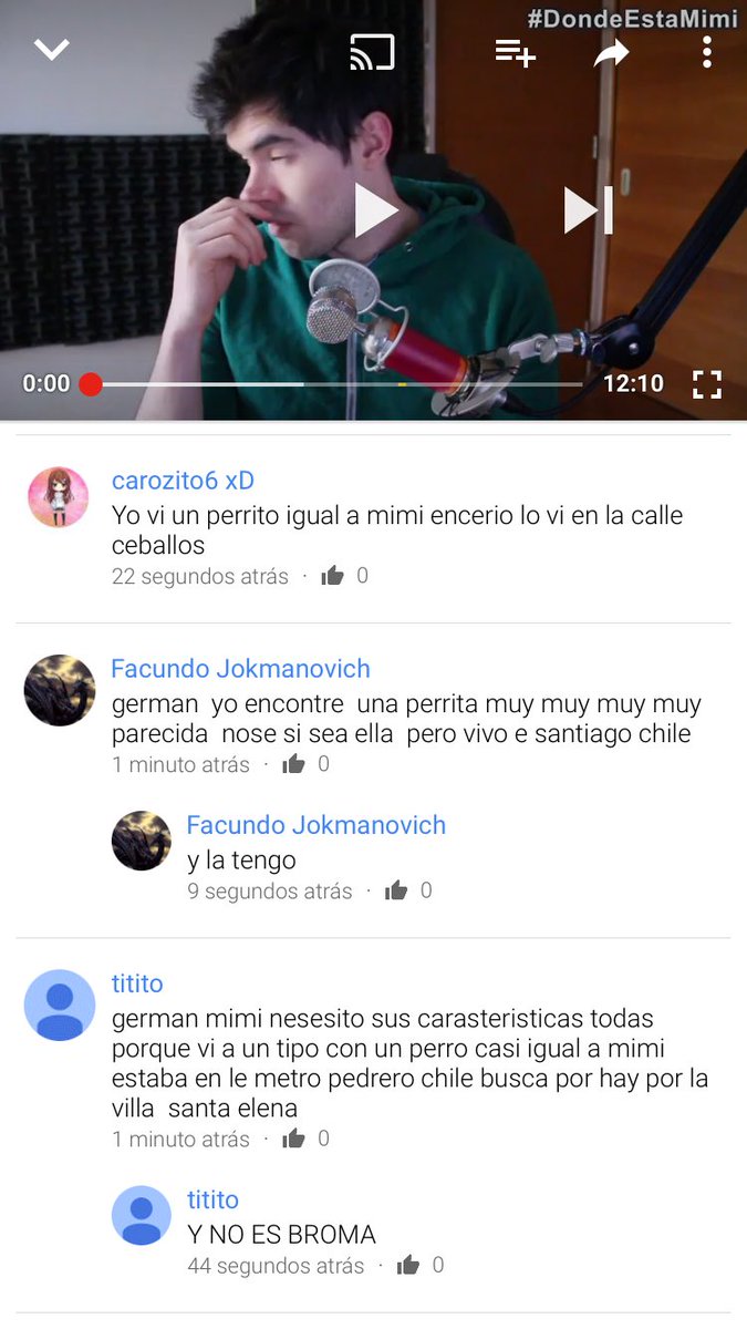 staaxxby's tweet photo. Encontré estos comentario en el video, NO SE SI SERÁN VERDAD PERO AYUDEN A DIFUNDIR @GermanGarmendia #DondeEstaMimi https://t.co/9jsVfWriso