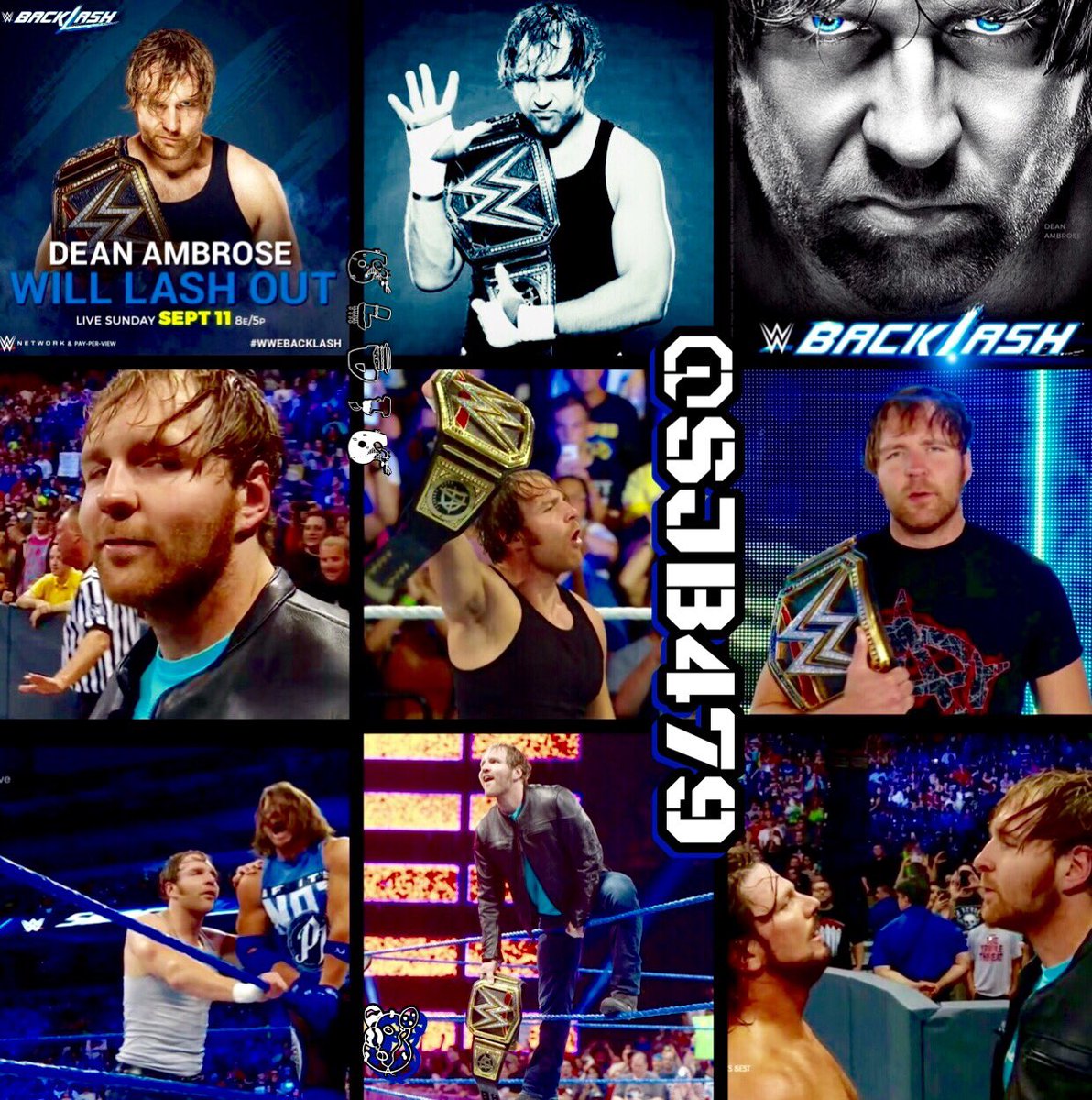 SJB479's tweet photo. Retweet💯 #AmbroseAsylum 4 #DeanAmbrose an amazing Champ. Dude's living his dream. God bless! #WWETitle #WWEBacklash https://t.co/MwGHxTY9lO