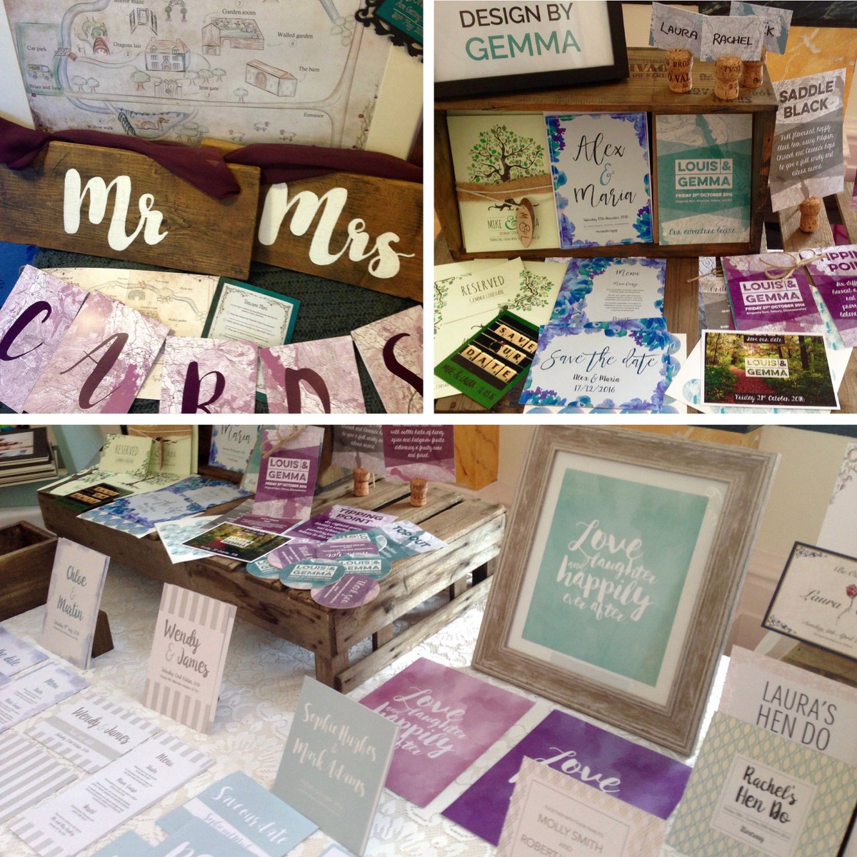 gmlcreative's tweet photo. Amazing day exhibiting at the @Vintagechicwed fair today!! #wedding #design #exhibition https://t.co/MW86n25xzM https://t.co/WXQUKgBnzq