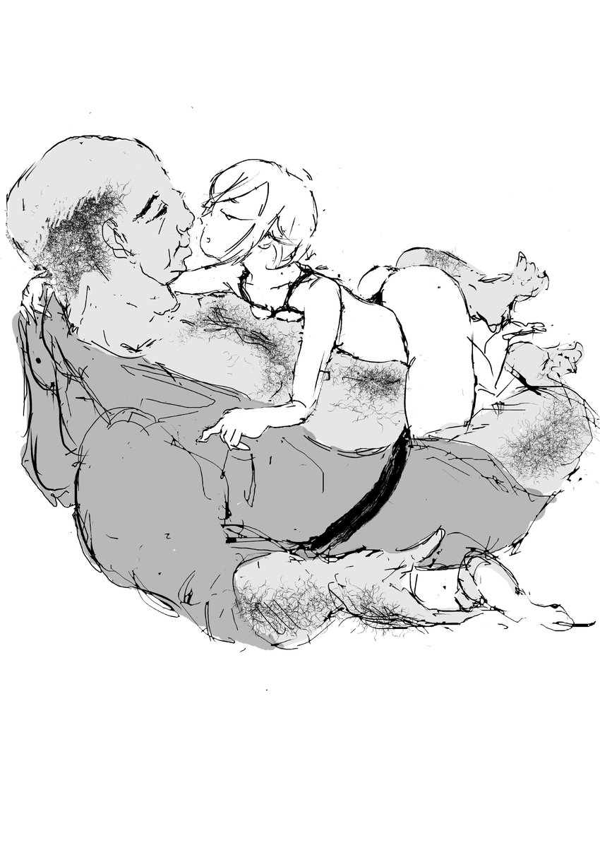 おっさん描くの楽しい 