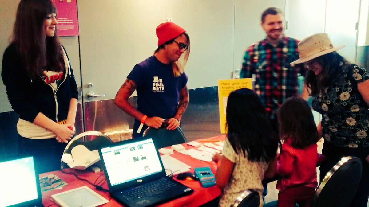 PIGSquad's tweet photo. More gamedev fun at the @OMSI #MakerFaire today! https://t.co/ch4gNfYgRK