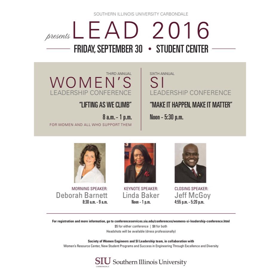 LeadSiu's tweet photo. #LEAD2016 #SIUC #SIU #Salukis https://t.co/YOYD916klV