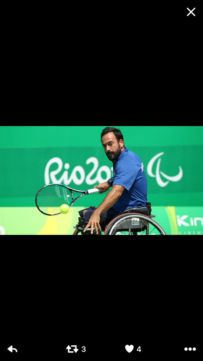 MJEREMIASZ's tweet photo. Victoire au 2ème tour contre le hongrois #RolandNemeth 6/1 6/2 #allezgros #BleuParalympique #Rio2016 https://t.co/E4inhneoWm