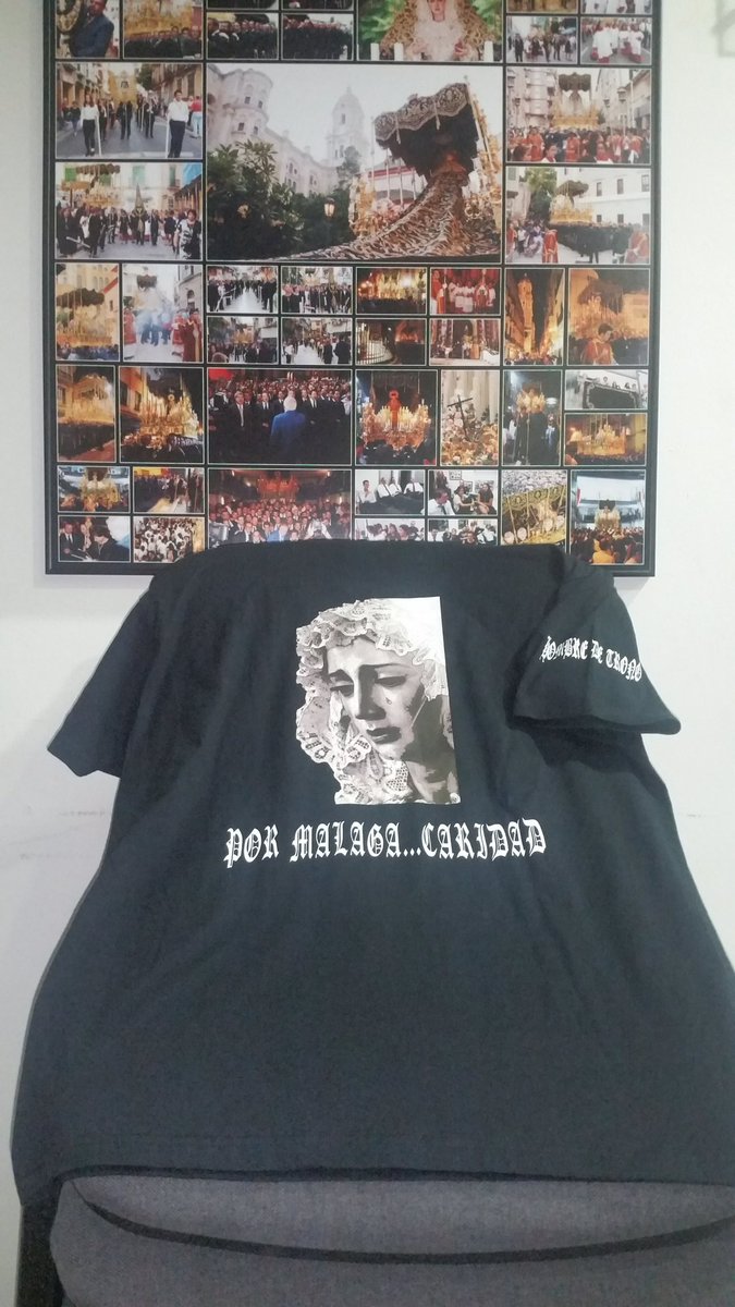 Presentación de camiseta diseñada por los hombres de trono de Ntra. Sra de la Caridad <a href="/AmoryCaridad/">Cofradía del Amor</a>