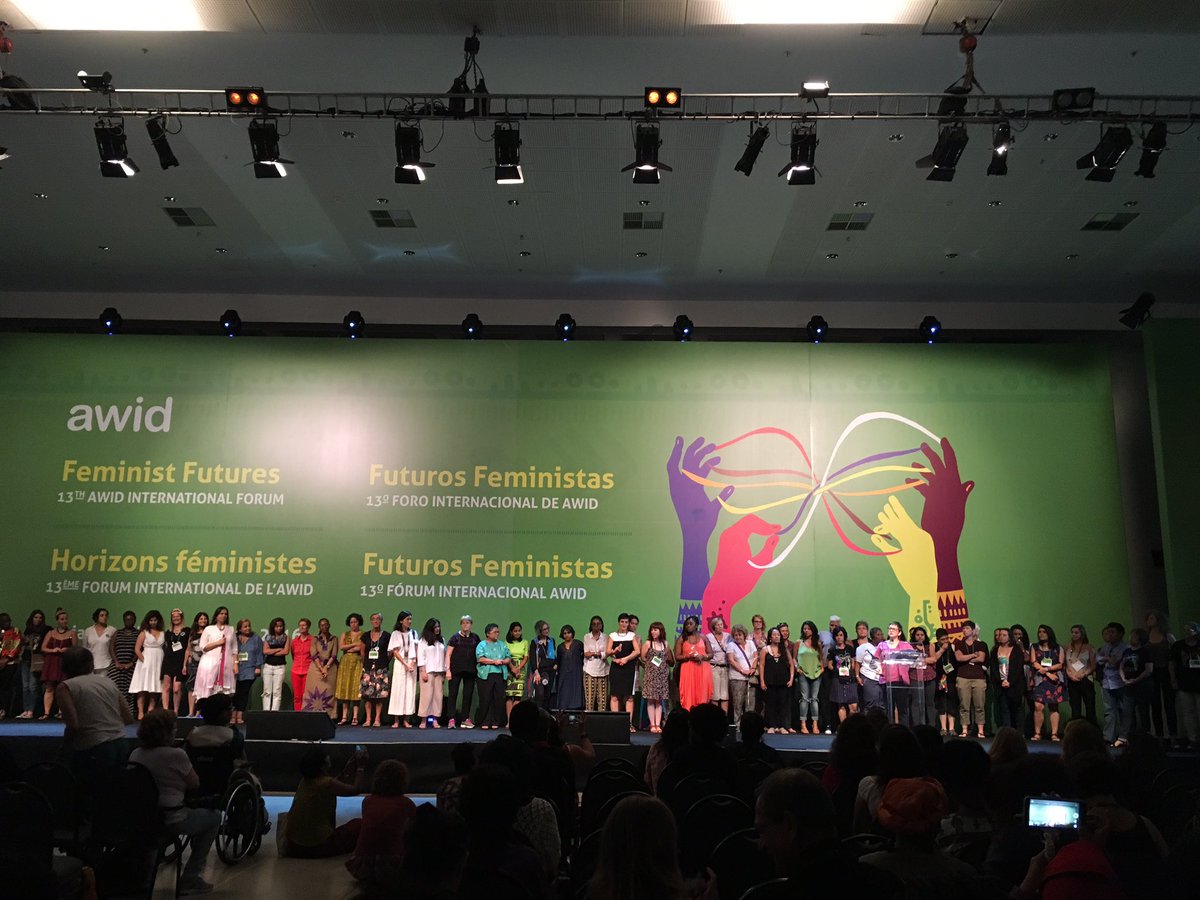 It takes a feminist village.Thank you @AWID for a beautiful space in which to envision  #FeministFutures #AWIDForum