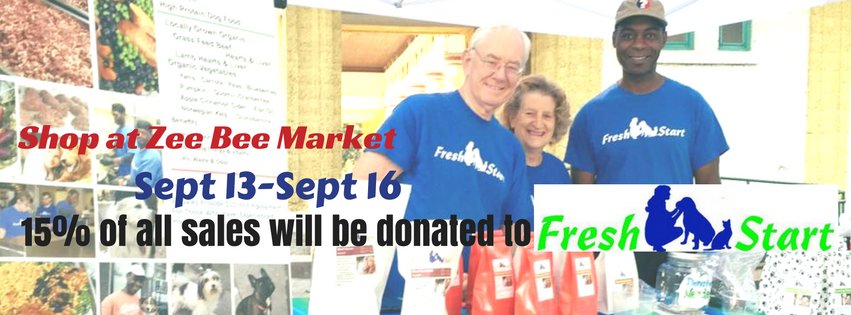 ZeeBeeMarket's tweet photo. Shop w/us Sept 13 to Sept 16 & we'll donate 15% of all sales to Fresh Start STL
https://t.co/sgrJze5OpB
#givingack https://t.co/L736QTzt6y