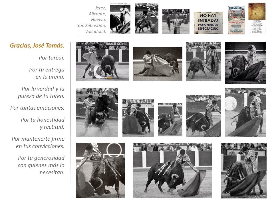 Gracias, José Tomás.