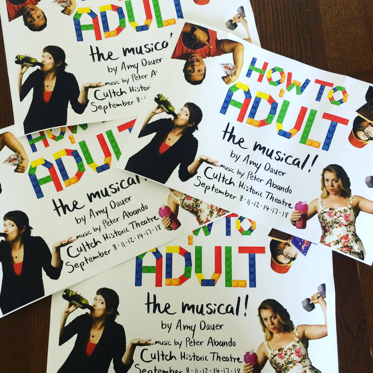 H2ATheMusical's tweet photo. Next show, today at 5:30pm at @thecultch b there or b a square...shaped Lego brick! #musical #H2A @VancouverFringe https://t.co/6QurFQ9yvV