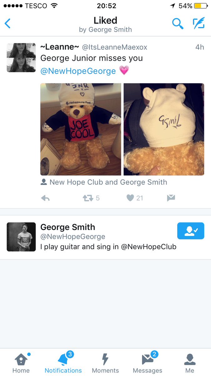 justleannemae's tweet photo. Omggg @NewHopeGeorge I think you should follow me for Georges juniors sake😂😉 https://t.co/gdSVvof5T2