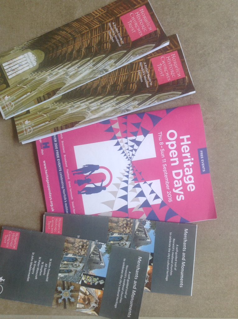 chguthrie_art's tweet photo. @TheForumNorwich @heritageopenday #HODs2016 BIG thanks for your support @NorwichChurches #Norwich #medieval churches https://t.co/EyRtZ96We3
