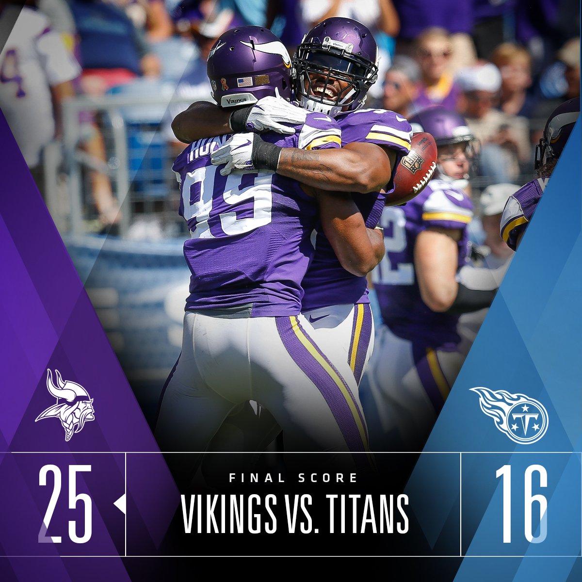 Starting the season off right with a #VikingsVictory!