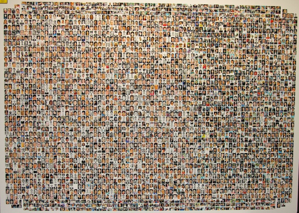 HelpUsChangeBC's tweet image. A tweet to recognize the faces of the 2,996 innocent lives we lost on September 11, 2001. #NeverForget 👏🏼🎗