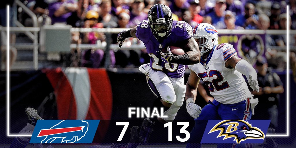 nflmx's tweet photo. Los @Ravens superan en duelo defensivo a los @Bills  #RavensFlock #BUFvsBAL #Kickoff2016 🏈 https://t.co/M2vKcSvbuU