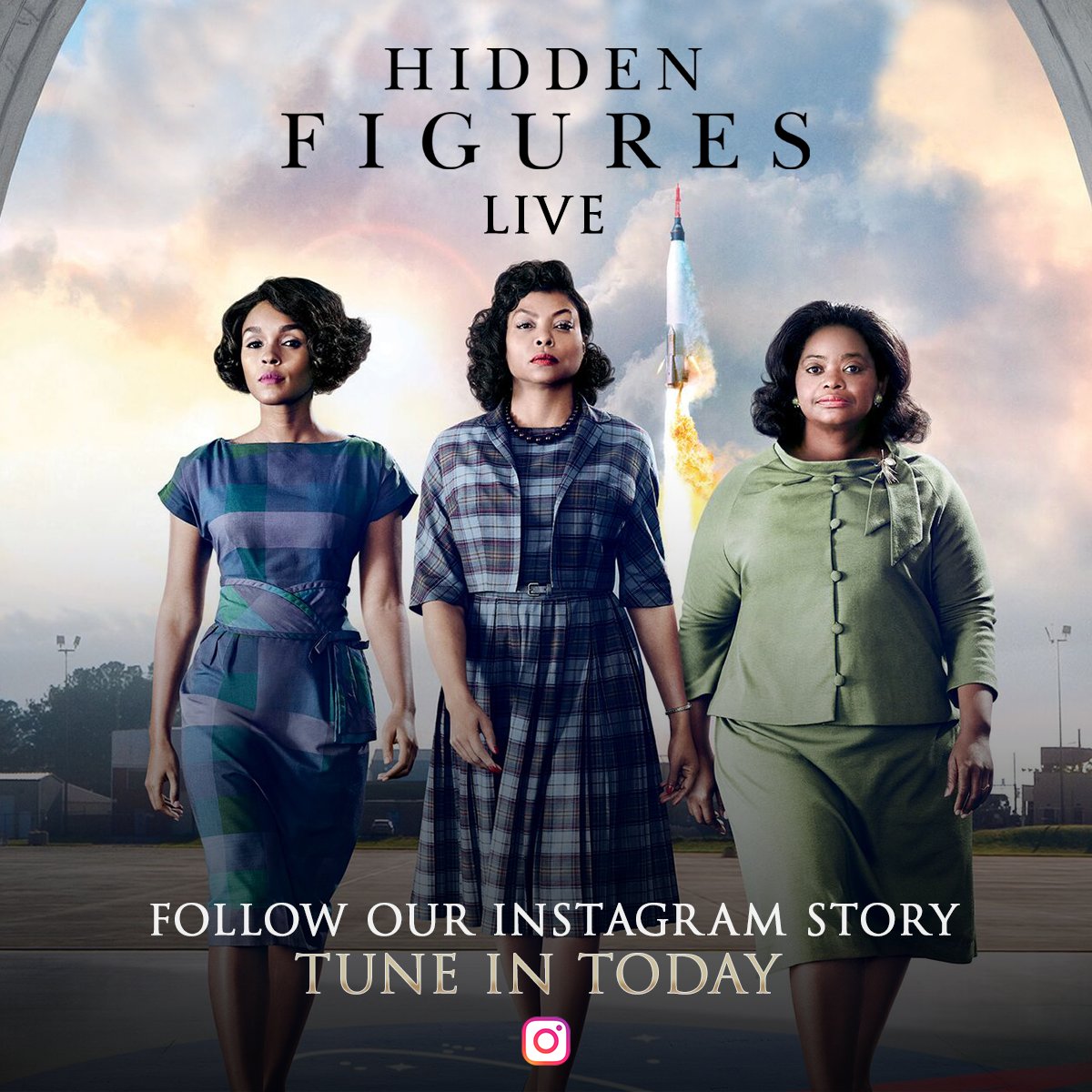 HiddenFigures's tweet photo. Tune in now to our #TIFF16 Instagram Story! Follow @HiddenFiguresMovie on Instagram for updates. #HiddenFiguresLive https://t.co/BZ9fJf2MxW