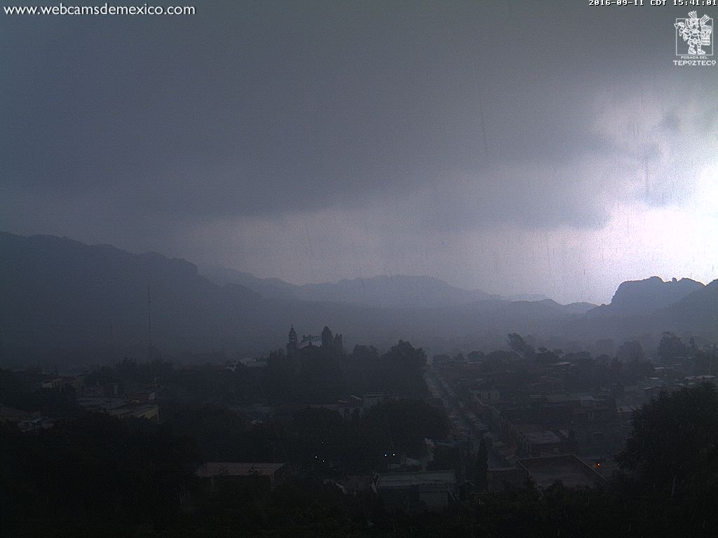 Webcams de México on Twitter: "Fuerte lluvia en este momento en ...