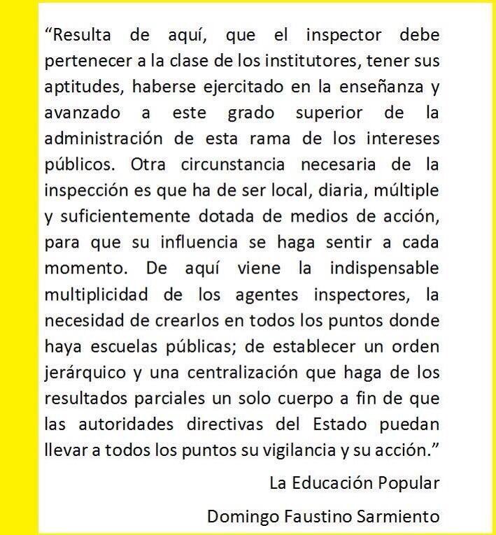 dpr_00's tweet photo. Palabras de Sarmiento ... cc #DiaDelMaestro #DocentesBA https://t.co/oDKicrWYxL