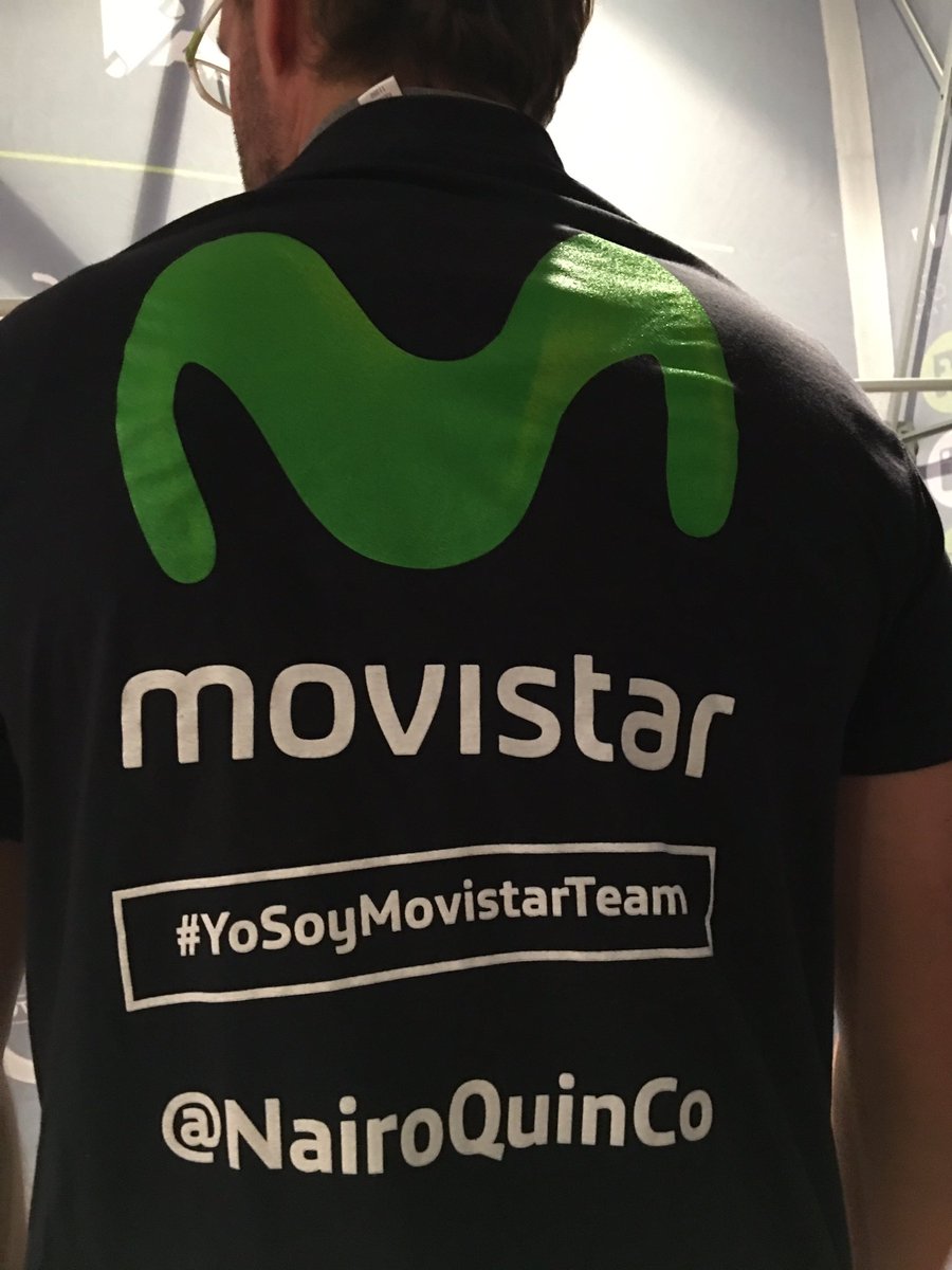 Movistar_Team's tweet photo. Y comienzan las celebraciones... 😊 #EstaEsLaNuestra https://t.co/MoInTbHSjp