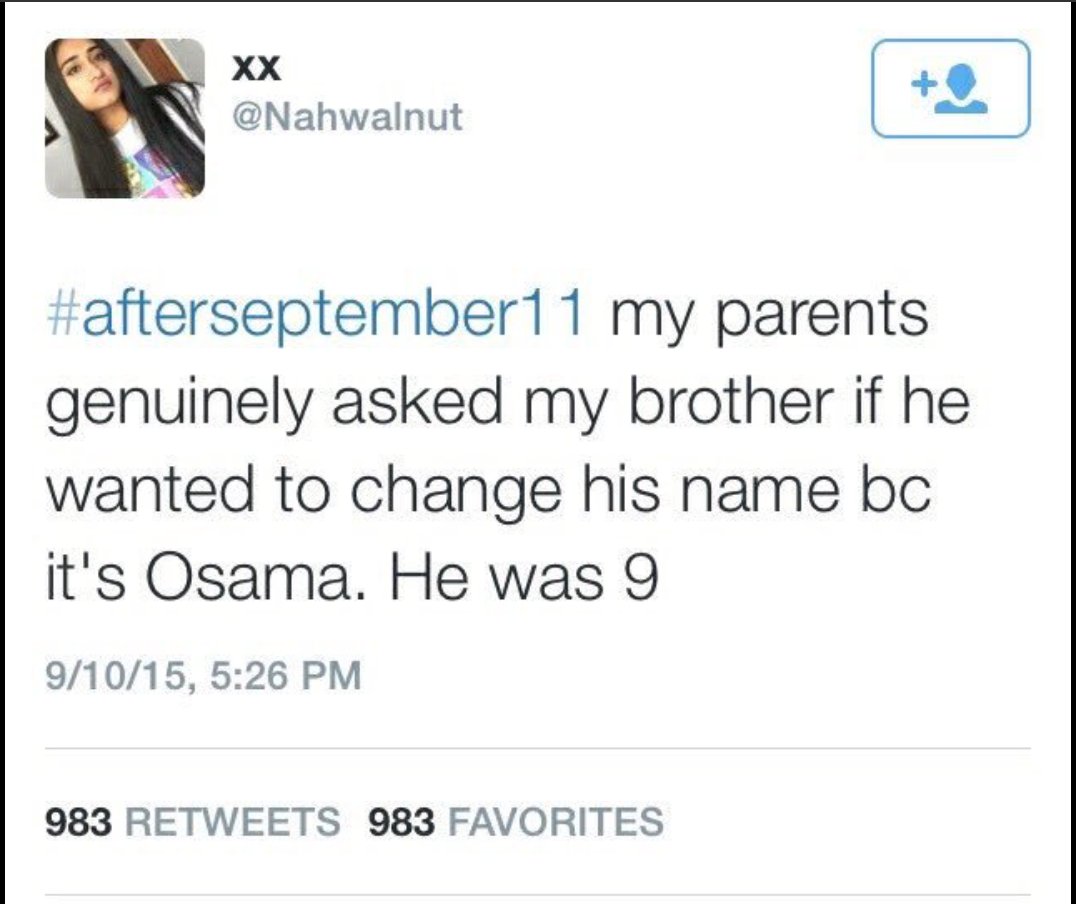 IStandWithAhmed's tweet photo. #afterseptember11 I got falsely accused, humilated, and fingerprinted at age of 14. https://t.co/PHqF8fBgPW