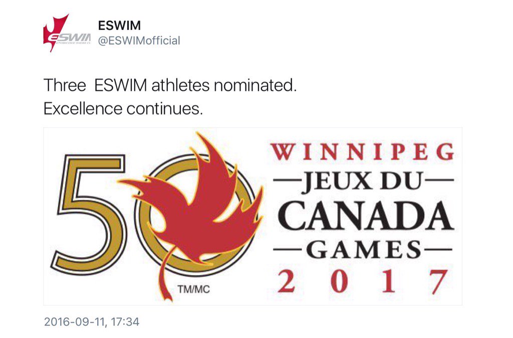 Media Tweets by ESWIM Etobicoke Swim Club (ESWIMofficial) Twitter
