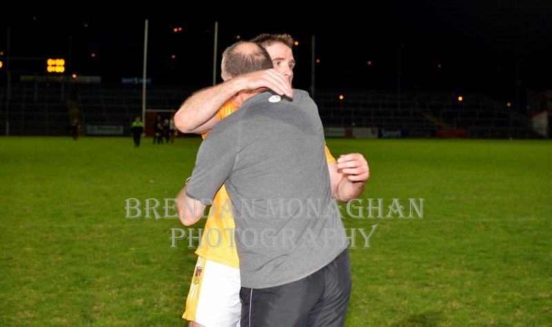 Delighted for <a href="/AC_0404/">Aidan Carr</a> and his father <a href="/andun1010/">ross carr</a> who embrace after <a href="/ClonduffGAC/">Official ClonduffGAC</a> make <a href="/OfficialDownGAA/">Official Down GAA</a> senior final
