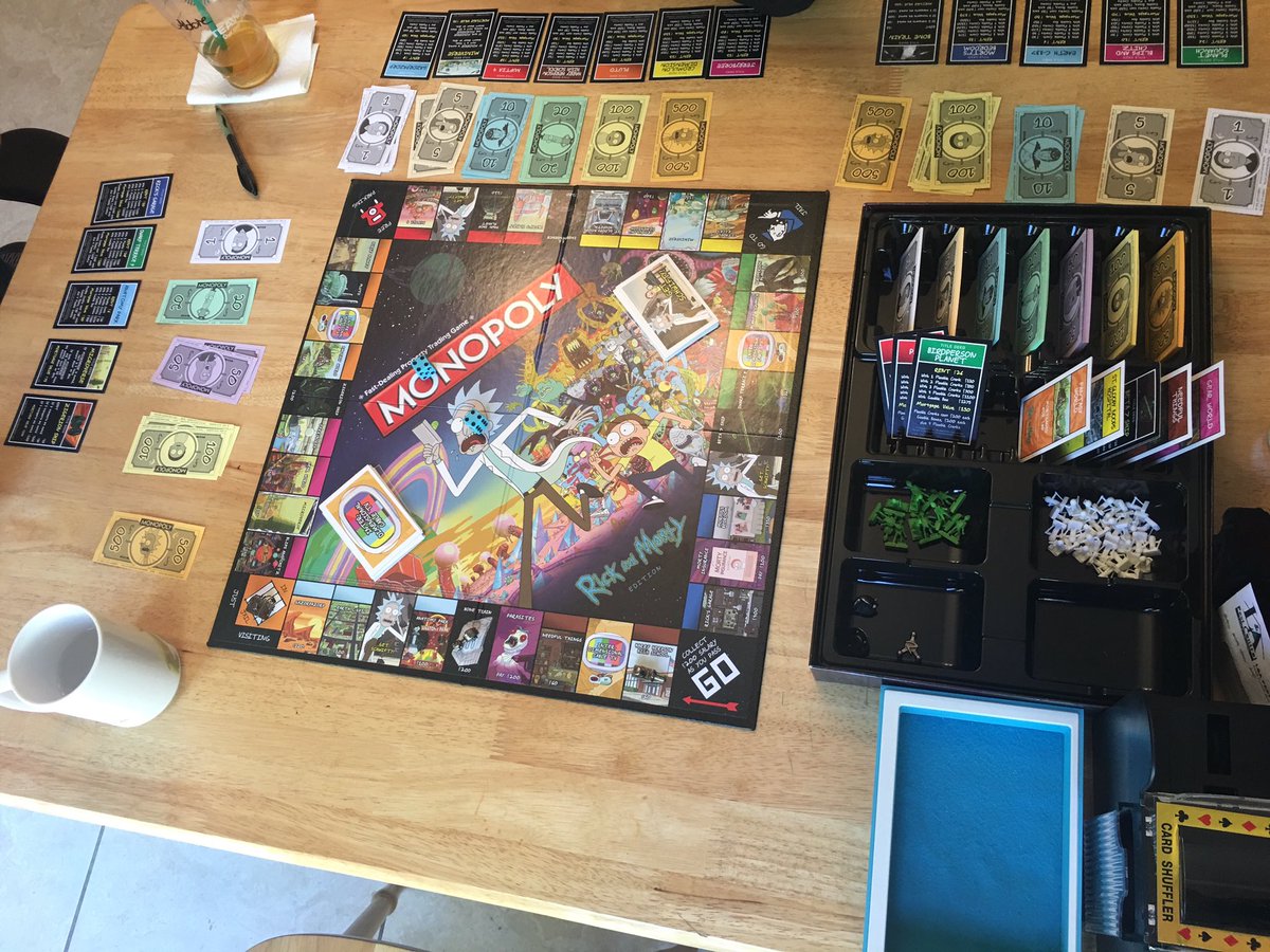 rick & morty monopoly