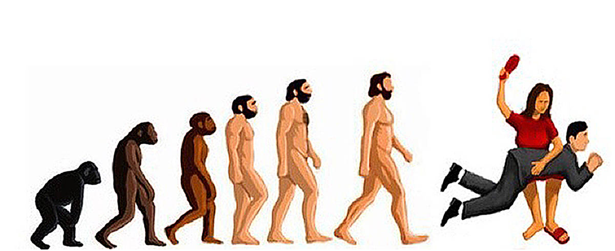 Spanked2Tears's tweet photo. Evolution of Man https://t.co/ZtaWQpb1st