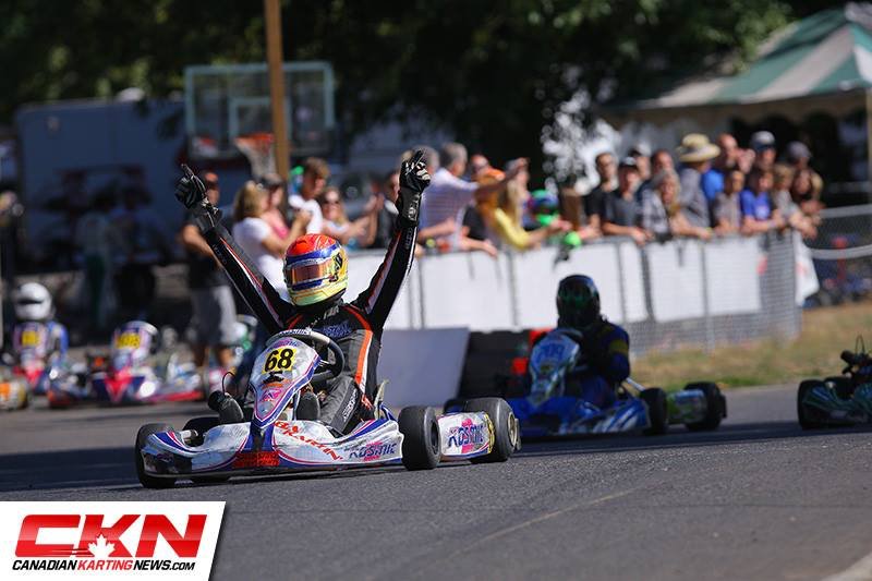 CanAmKarting's tweet photo. Briggs &amp; Stratton LO206 Sr. Final
1. Austin Elliot
2. Harrison Mills +.506
3. Kyle Wick +.585 https://t.co/WUErVog21Q