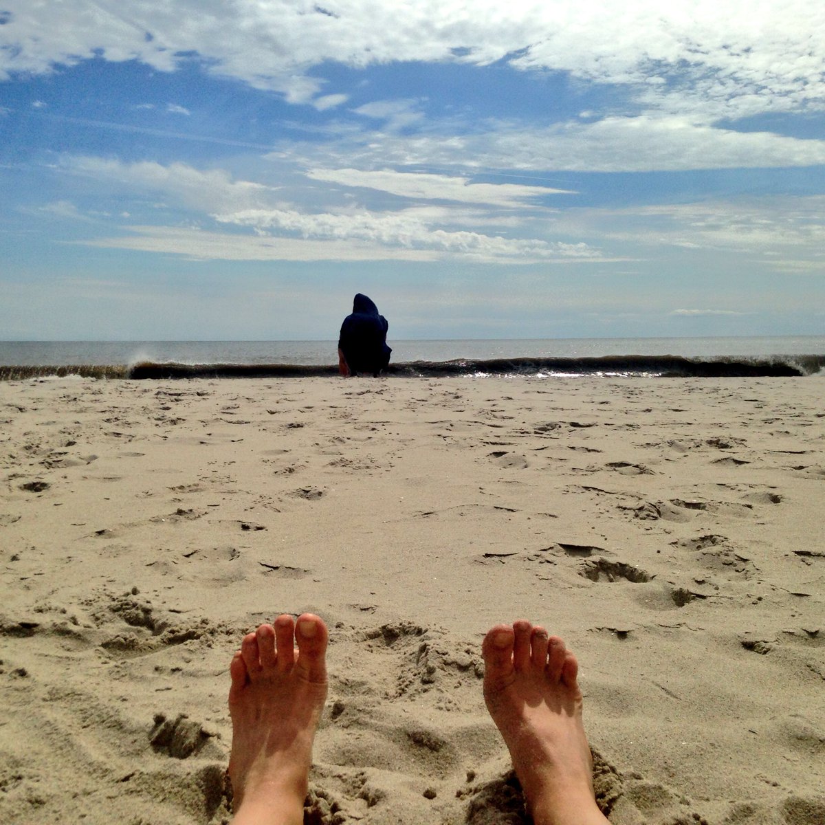 Summer's final days #beach #bittersweet #happyfeet #iloveny