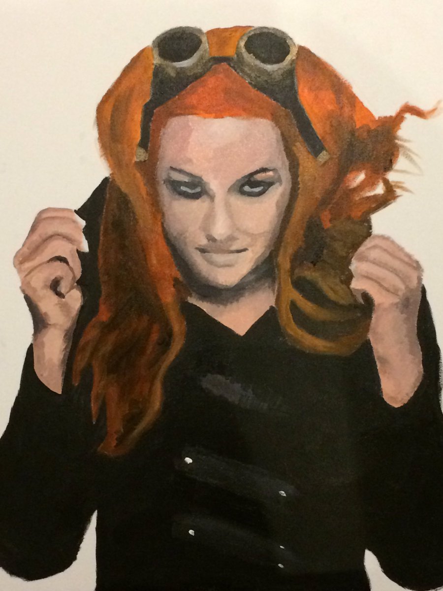 pandazigns's tweet photo. #Acrylic #Painting of @BeckyLynchWWE!! @WWE #smackdown #WomensChampion #LassKicker https://t.co/0wO04fkY0a