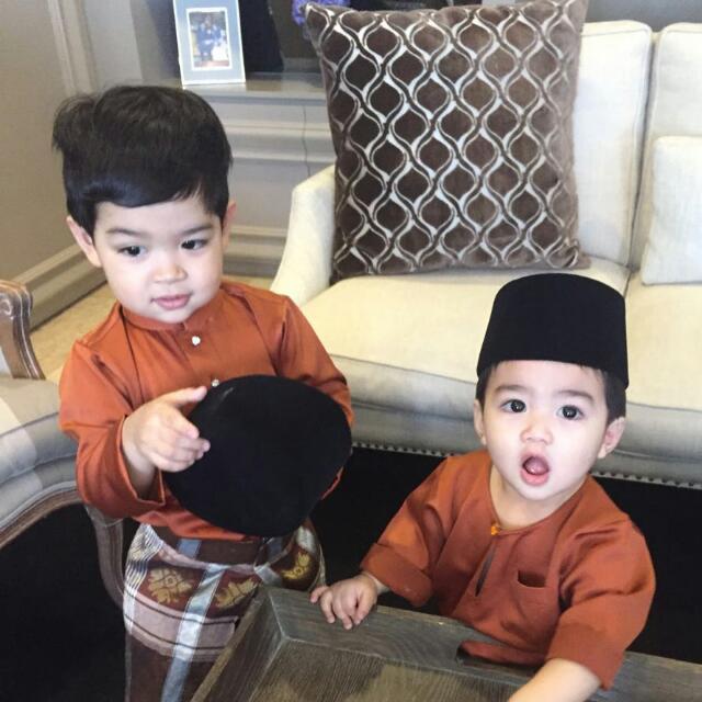 HishammuddinH2O's tweet photo. #EidAlAdha from the two boys and our whole family. https://t.co/FXUAzRQROf