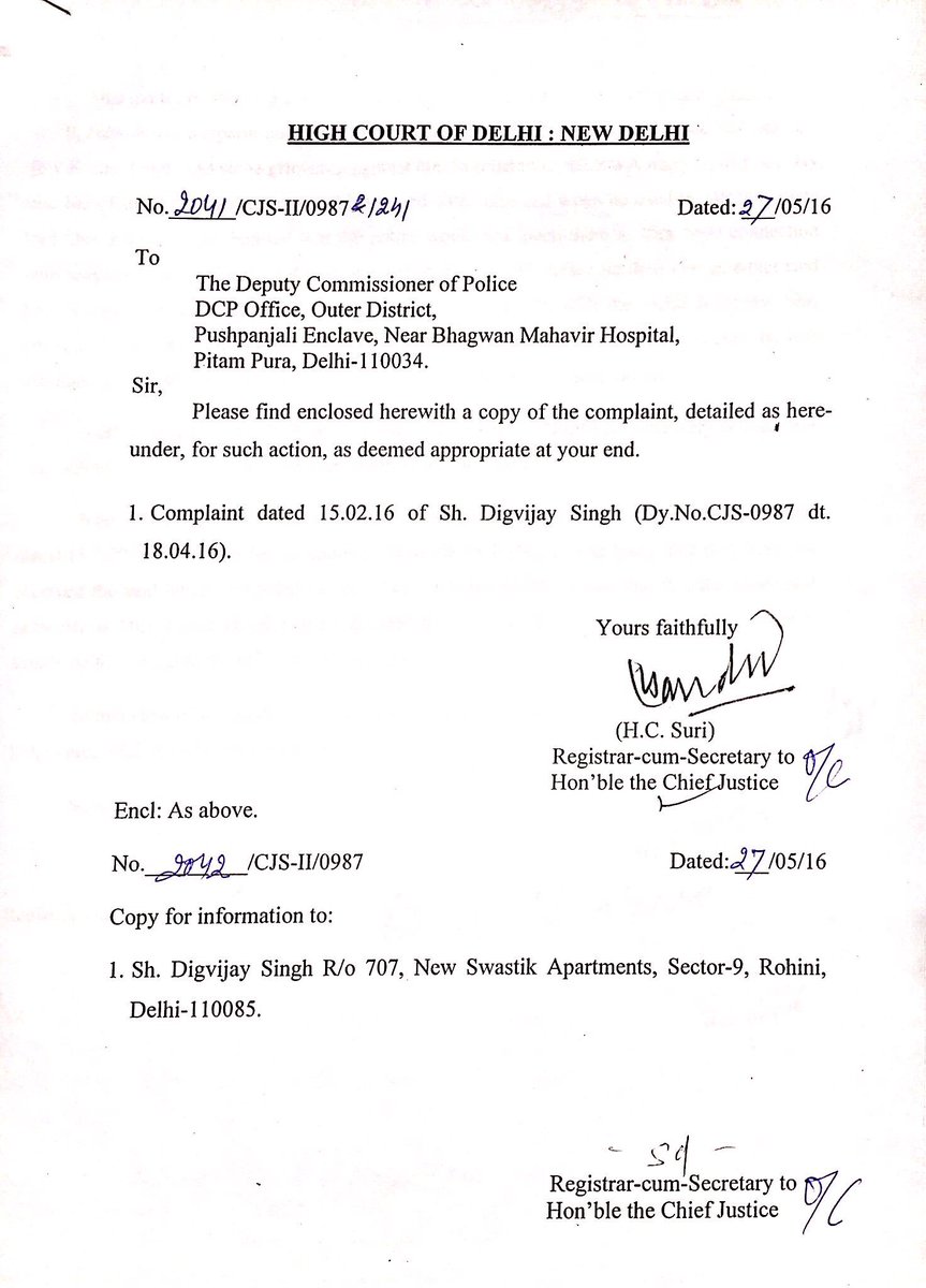 Digvijaysingh_6's tweet image. @DCPOuterDelhi kindly intervene to built the confidence of law abiding Citizens.
