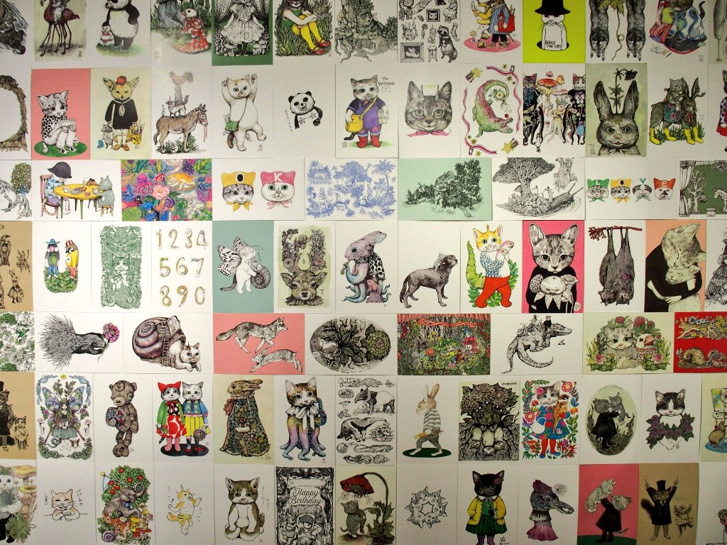 ヒグチユウコ サイン入り ポストカード100Postcards[Animals